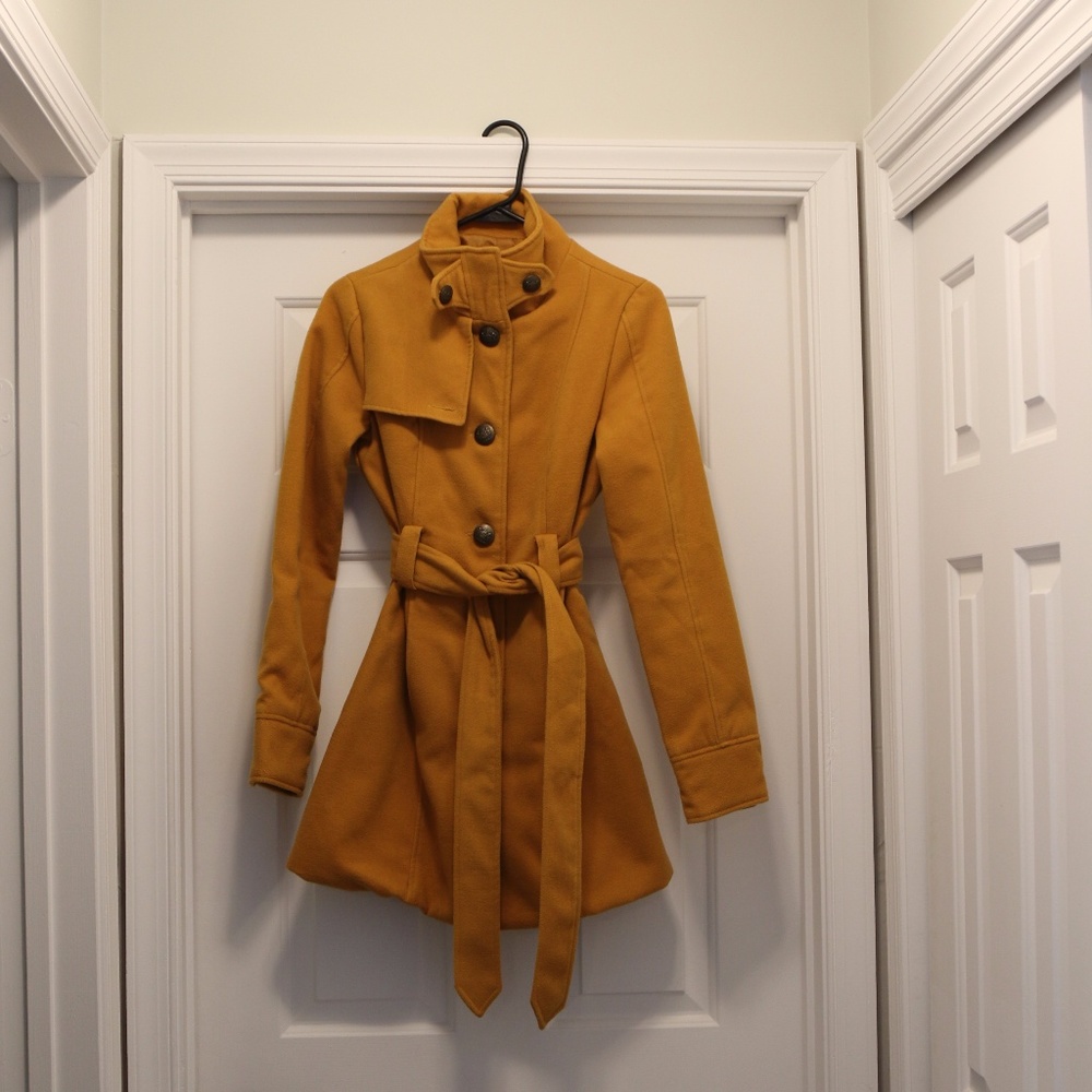 ModCloth Mustard Color Winter Coat